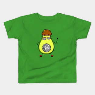 Disco Avoparty Avocado Kids T-Shirt